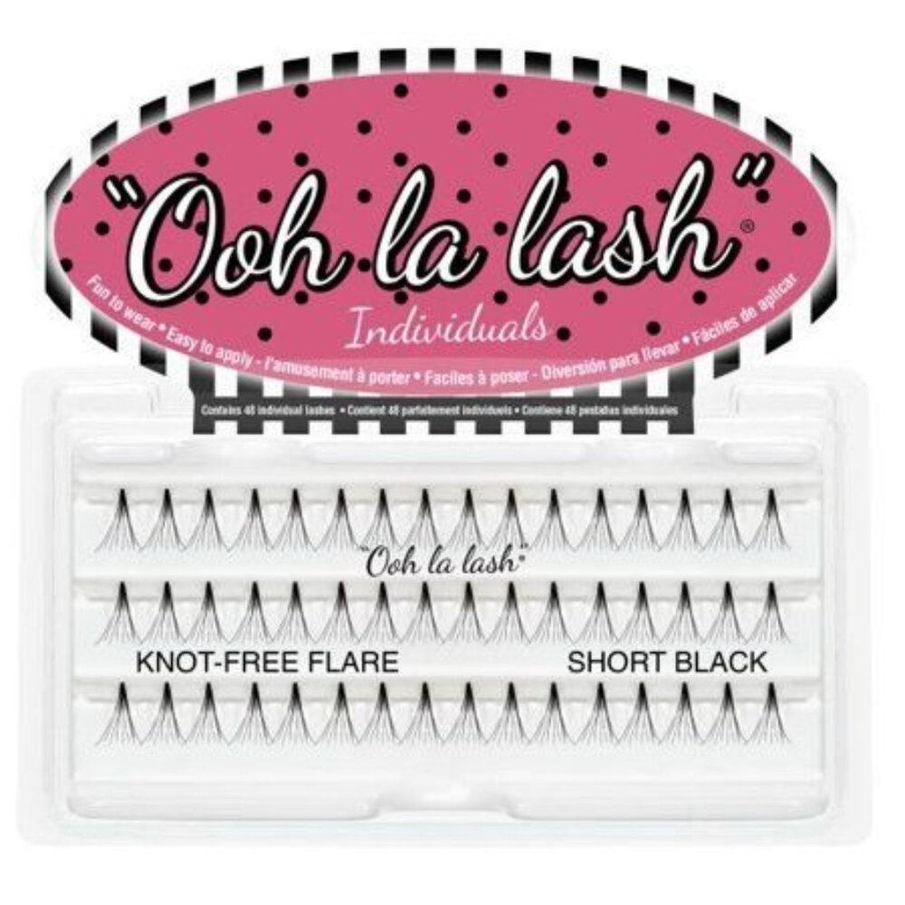 "Ooh La Lash" Knot-Free Short‎ Black Individual Eyelashes